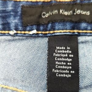 Calvin Klein Blue Denim Jeans Classic Style